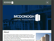 Tablet Screenshot of mcdonogh.ie